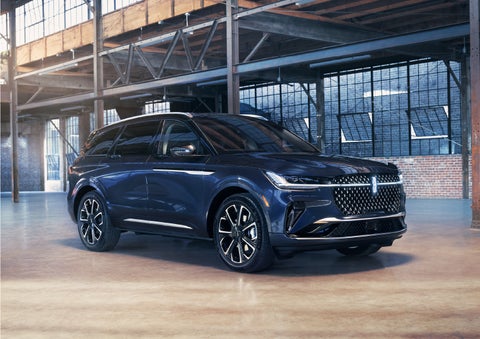 A 2024 Lincoln Nautilus® SUV is parked in an industrial space. | Parks Lincoln of Gainesville in Gainesville FL